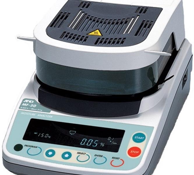 Cân xác định độ ẩm ML-50 AND – độ chính xác cao cho phòng thí nghiệm