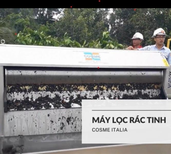 Quy trình vận hành và bảo trì máy lọc rác tinh Cosme Italia